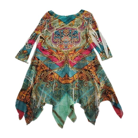 Cover Charge Women's Top Multicolor Size Small Polyester Blend Stretch Pullover - Picture 2 of 12